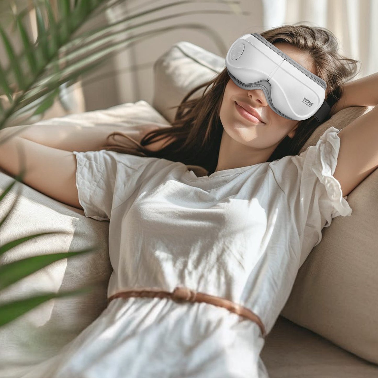 Massaggiatore Oculare con Calore — 5 Modalità, Bluetooth e Sollievo dallo Stress