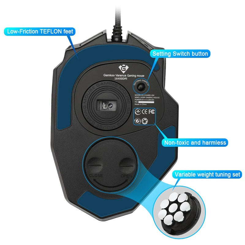 Mouse da gioco Glow Strike RGB