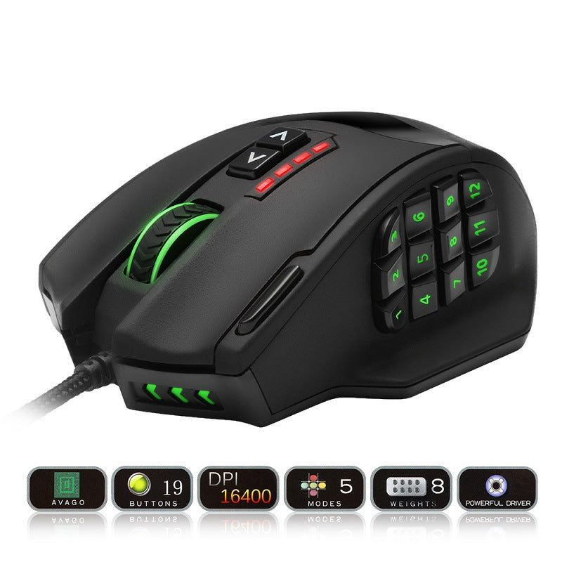 Mouse da gioco Glow Strike RGB